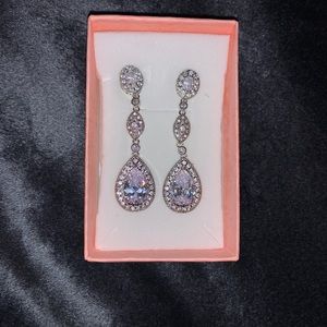 Raindrop Chandelier Bridal Earrings